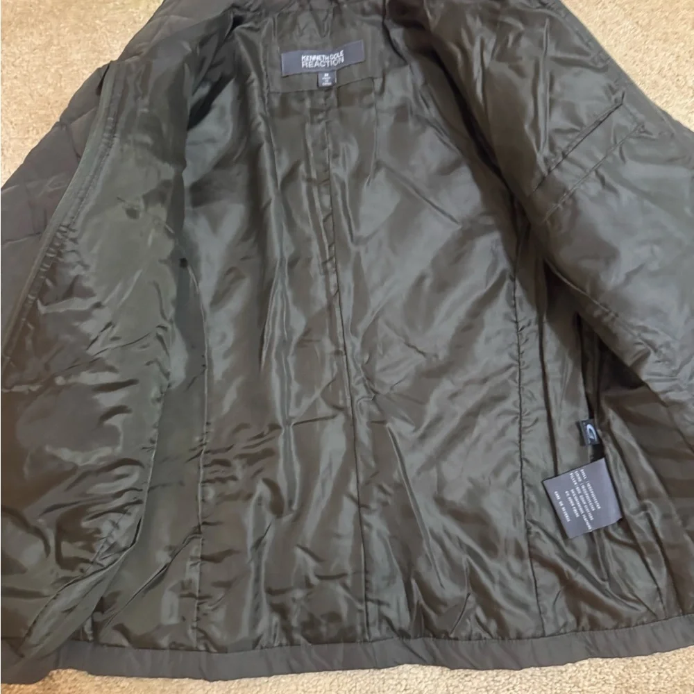 Kenneth Cole Reaction Olive Quilted Jacket - Picture 4 of 6